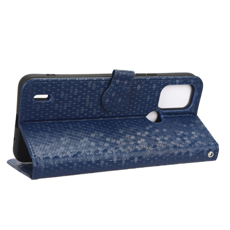 For Nokia C31 Honeycomb Dot Texture Leather Phone Case