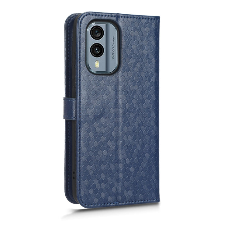 For Nokia X30 5G Honeycomb Dot Texture Leather Phone Case