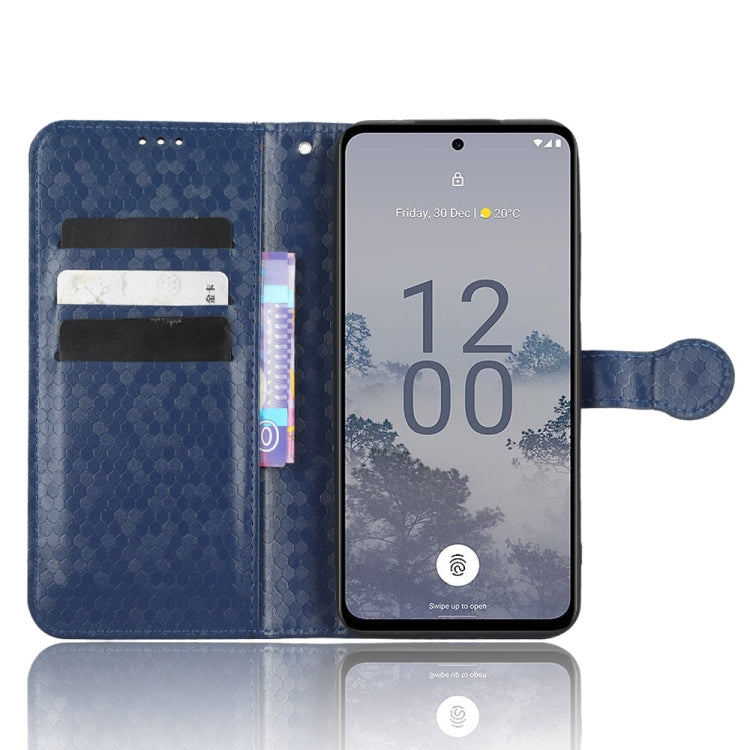 For Nokia X30 5G Honeycomb Dot Texture Leather Phone Case