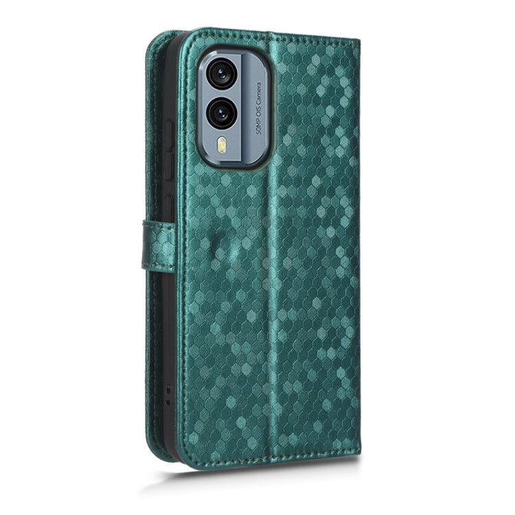 For Nokia X30 5G Honeycomb Dot Texture Leather Phone Case
