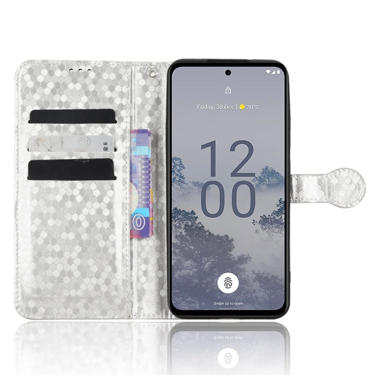 For Nokia X30 5G Honeycomb Dot Texture Leather Phone Case