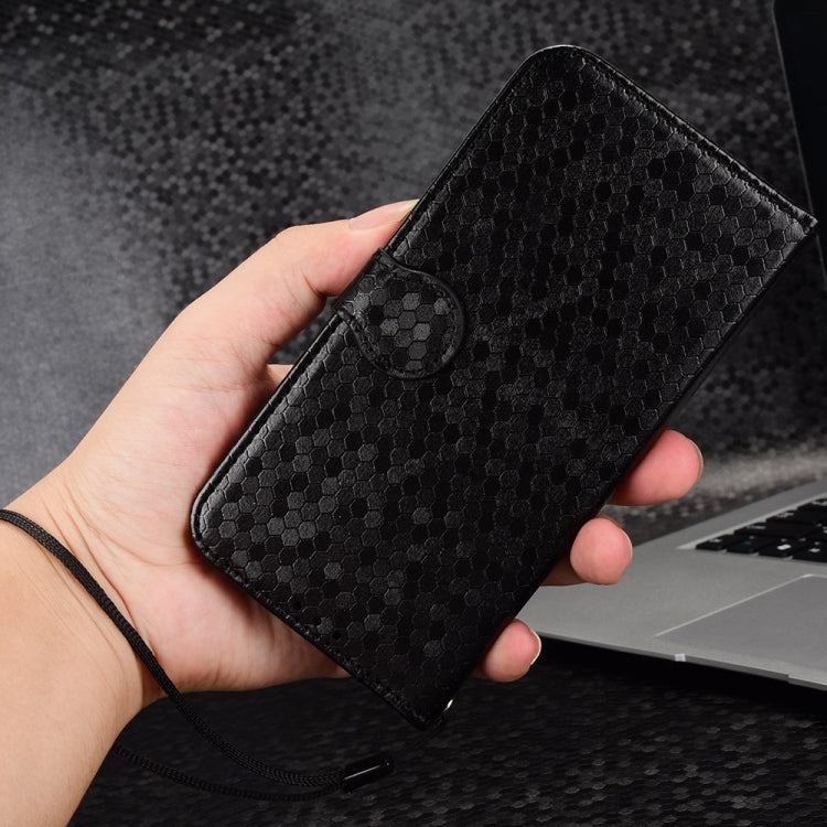 For Google Pixel 7a Honeycomb Dot Texture Leather Phone Case