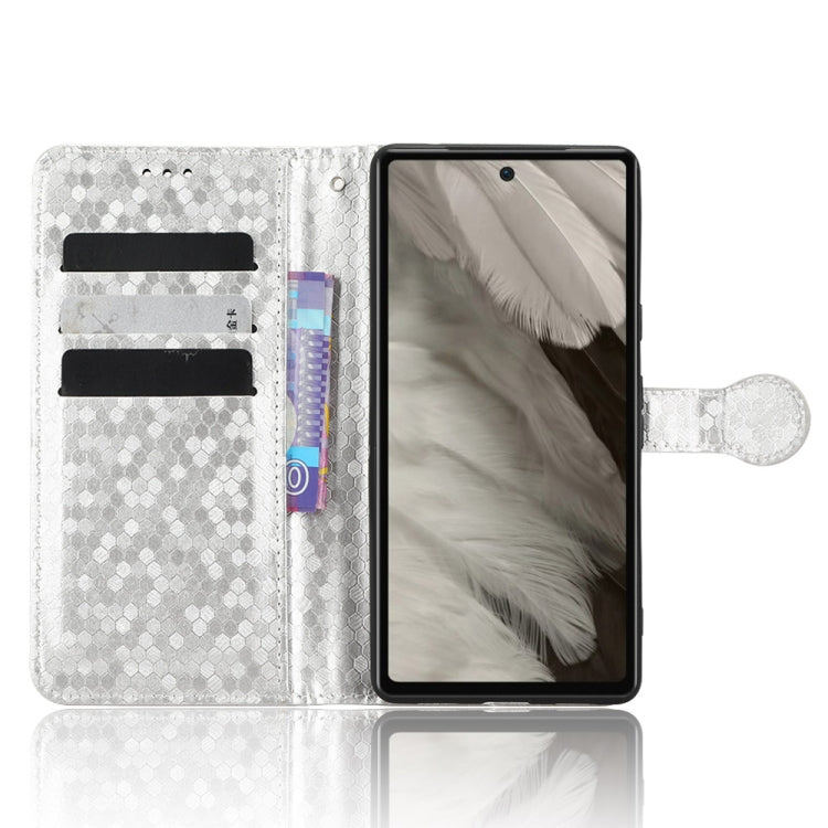 For Google Pixel 7a Honeycomb Dot Texture Leather Phone Case