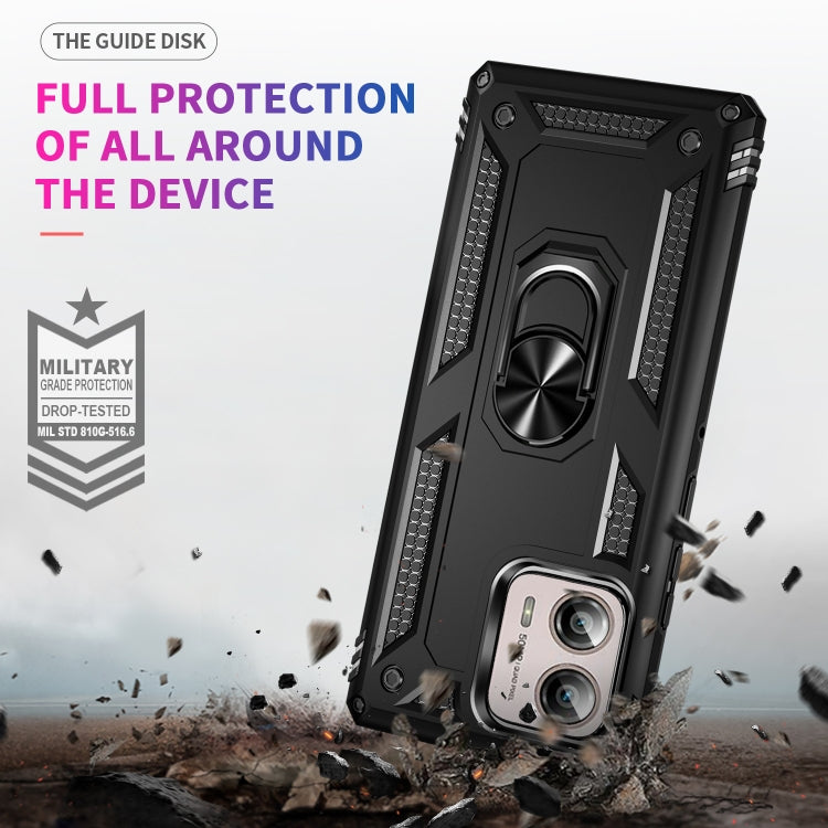 For Motorola Moto Edge+ 2023 Shockproof TPU + PC Phone Case with Holder