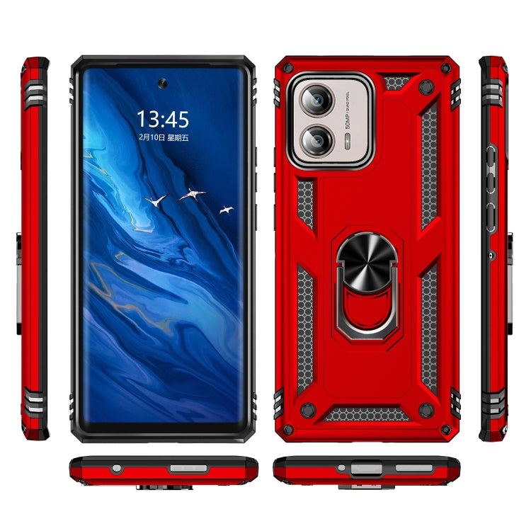 For Motorola Moto Edge+ 2023 Shockproof TPU + PC Phone Case with Holder