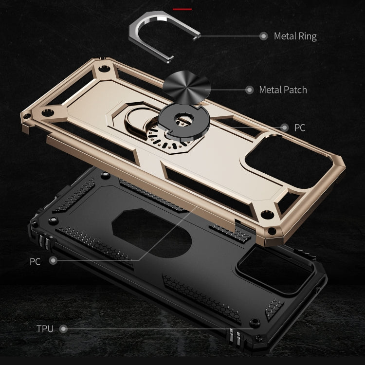 For Motorola Moto Edge+ 2023 Shockproof TPU + PC Phone Case with Holder