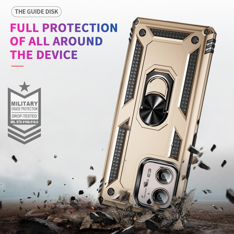 For Motorola Moto Edge+ 2023 Shockproof TPU + PC Phone Case with Holder