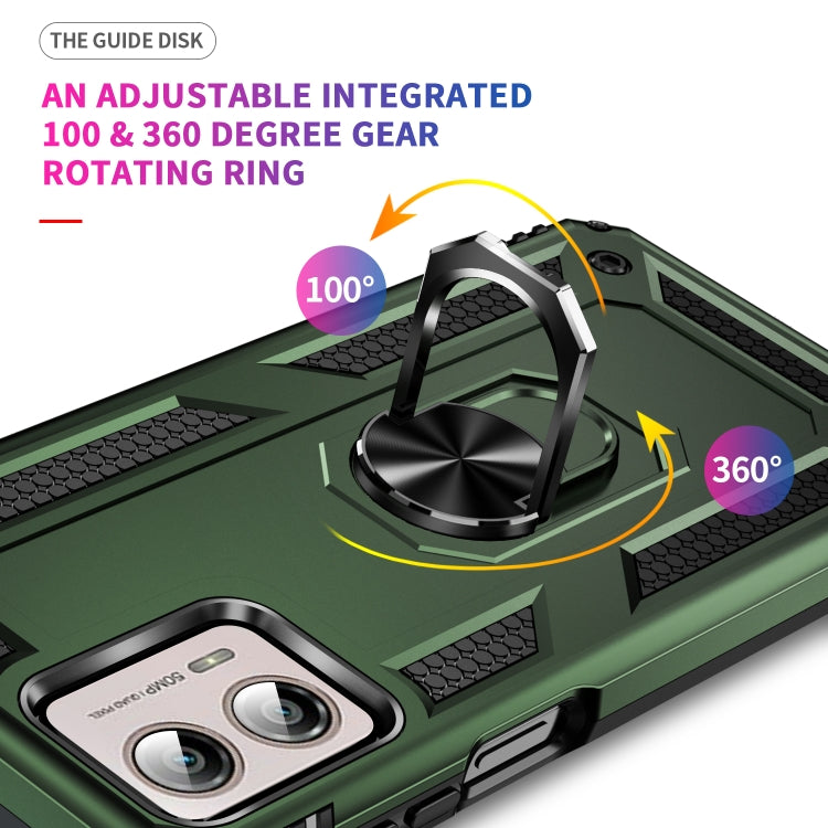 For Motorola Moto Edge+ 2023 Shockproof TPU + PC Phone Case with Holder