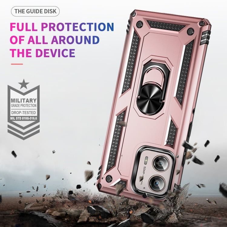 For Motorola Moto Edge+ 2023 Shockproof TPU + PC Phone Case with Holder