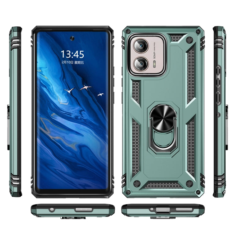 For Motorola Moto Edge+ 2023 Shockproof TPU + PC Phone Case with Holder