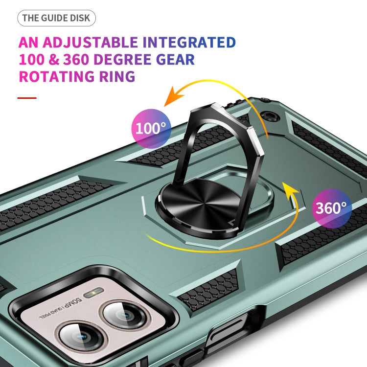 For Motorola Moto Edge+ 2023 Shockproof TPU + PC Phone Case with Holder