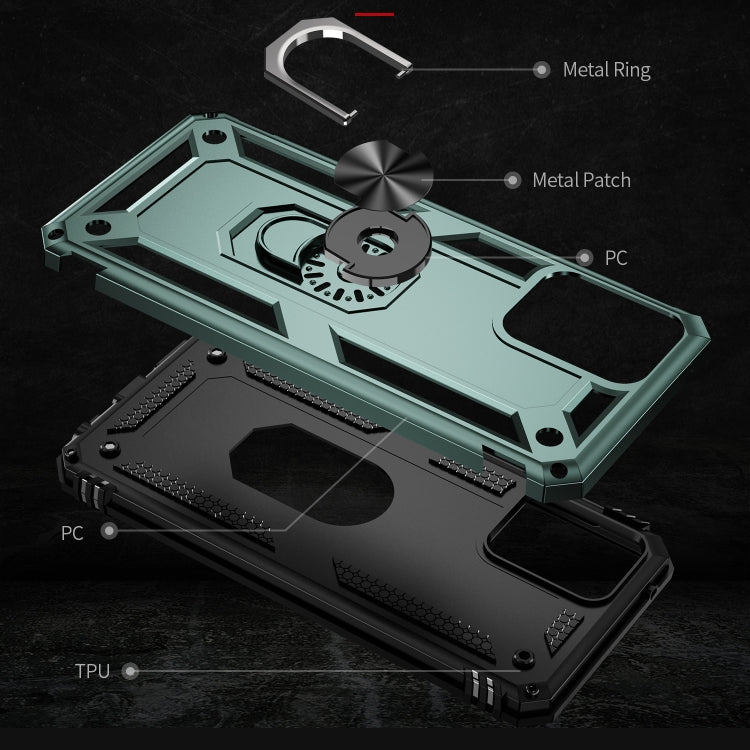 For Motorola Moto Edge+ 2023 Shockproof TPU + PC Phone Case with Holder