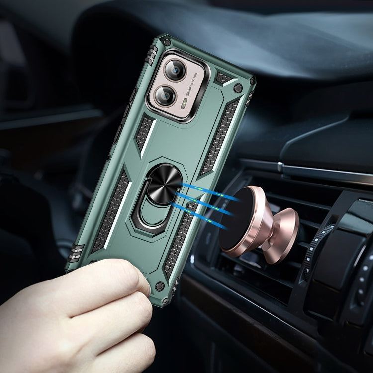 For Motorola Moto Edge+ 2023 Shockproof TPU + PC Phone Case with Holder