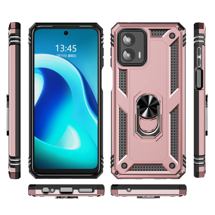 For Motorola Moto G 5G 2023 Shockproof TPU + PC Phone Case with Holder