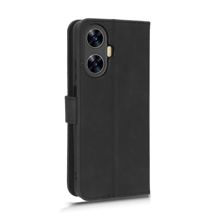 For Realme C55 Skin Feel Magnetic Flip Leather Phone Case