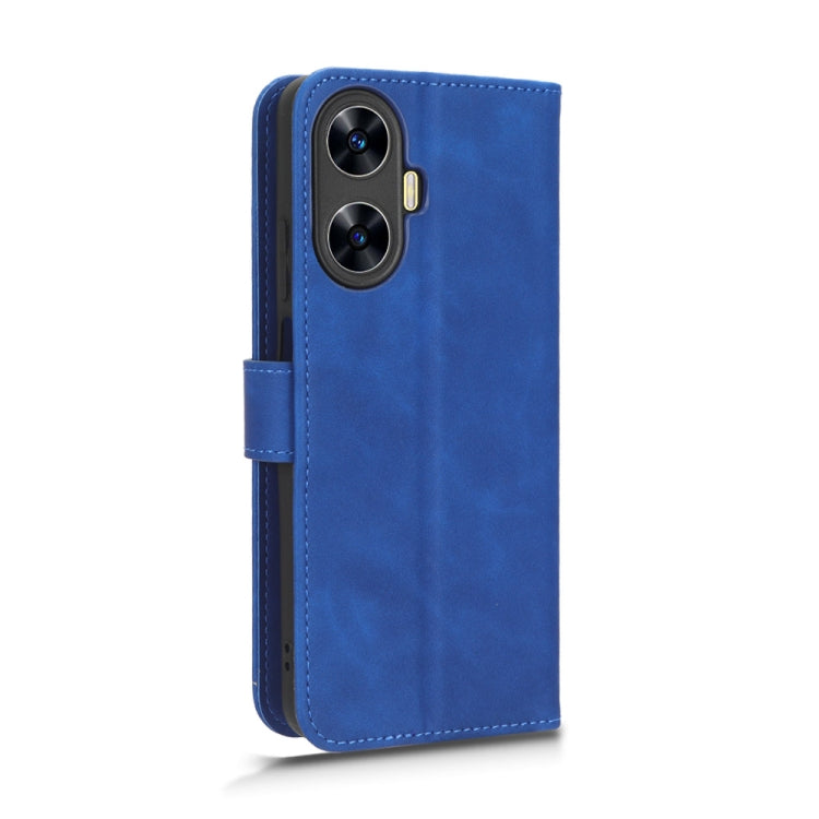 For Realme C55 Skin Feel Magnetic Flip Leather Phone Case