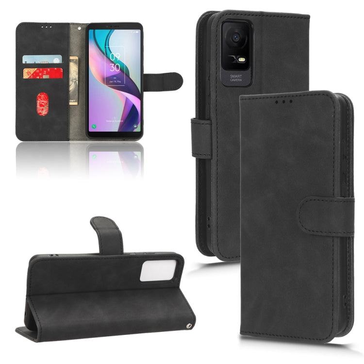 For TCL ION X Skin Feel Magnetic Flip Leather Phone Case
