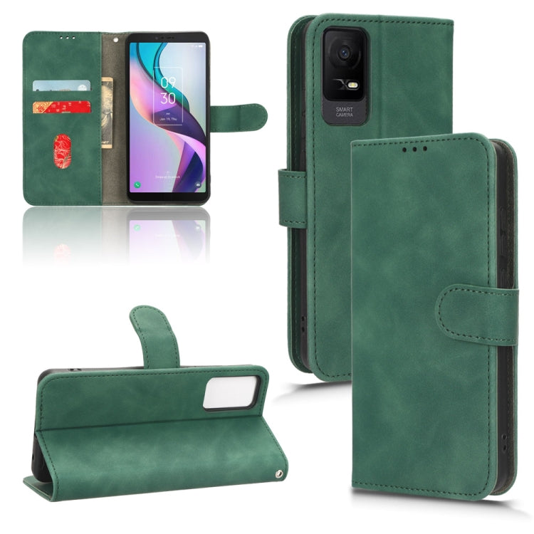 For TCL ION X Skin Feel Magnetic Flip Leather Phone Case