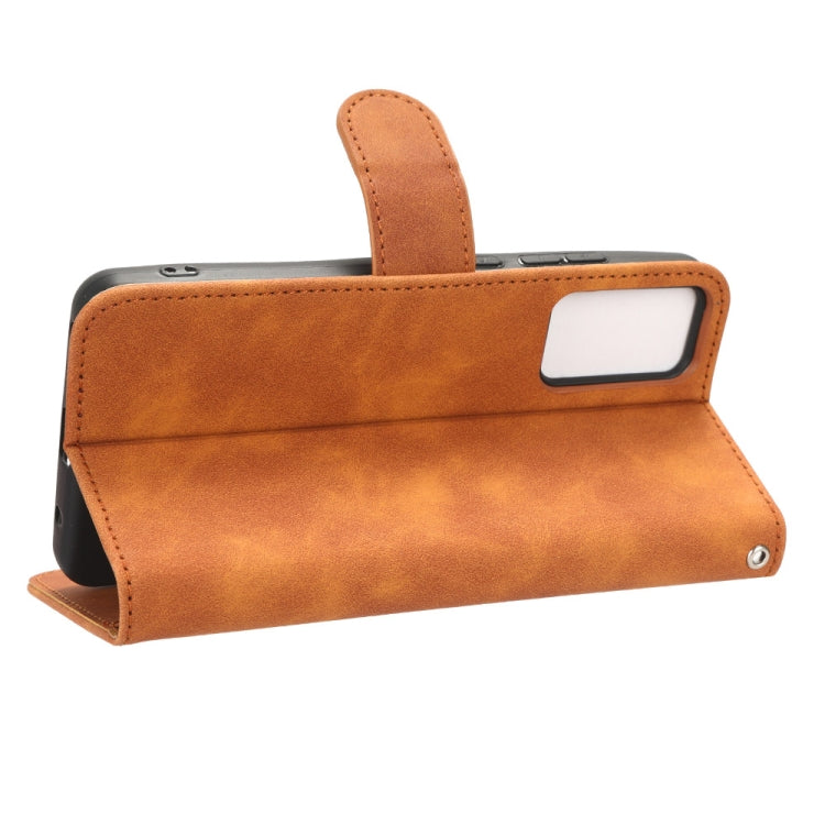 For TCL ION X Skin Feel Magnetic Flip Leather Phone Case