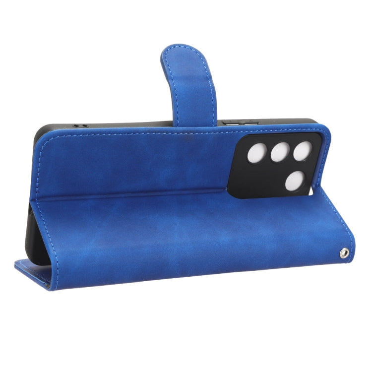 For vivo S16e Skin Feel Magnetic Flip Leather Phone Case