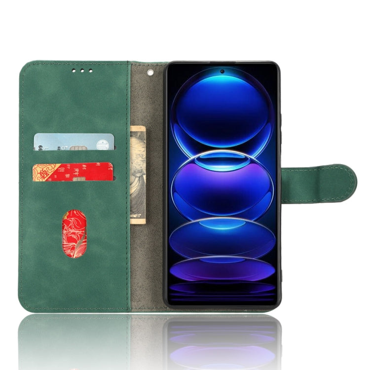 For Xiaomi Redmi Note 12 Pro+ 5G Skin Feel Magnetic Flip Leather Phone Case