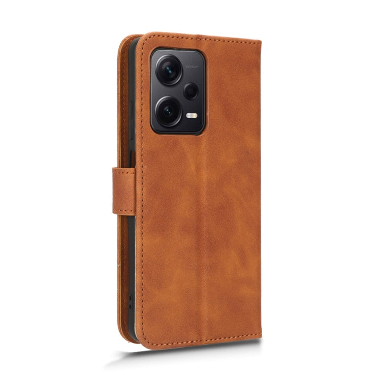 For Xiaomi Redmi Note 12 Pro+ 5G Skin Feel Magnetic Flip Leather Phone Case