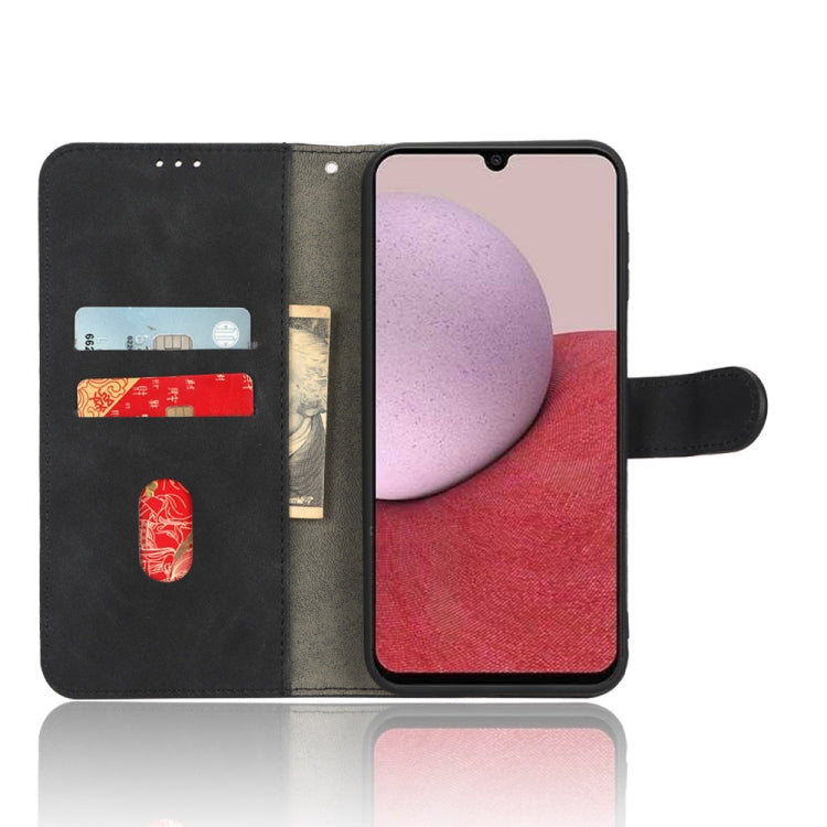 For Samsung Galaxy A24 4G Skin Feel Magnetic Flip Leather Phone Case