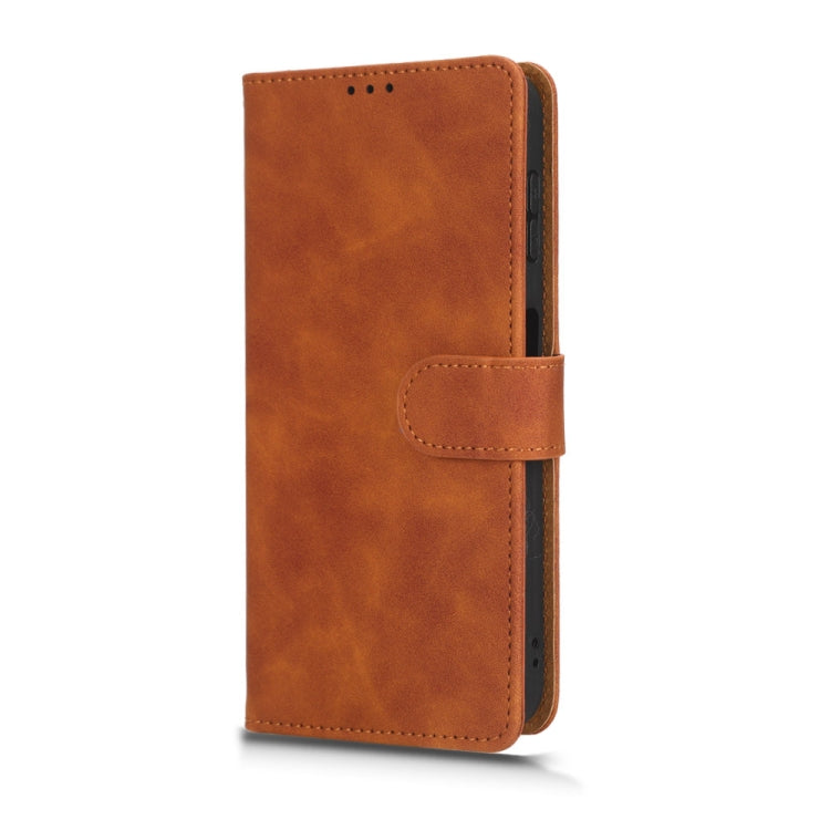 For Samsung Galaxy A24 4G Skin Feel Magnetic Flip Leather Phone Case