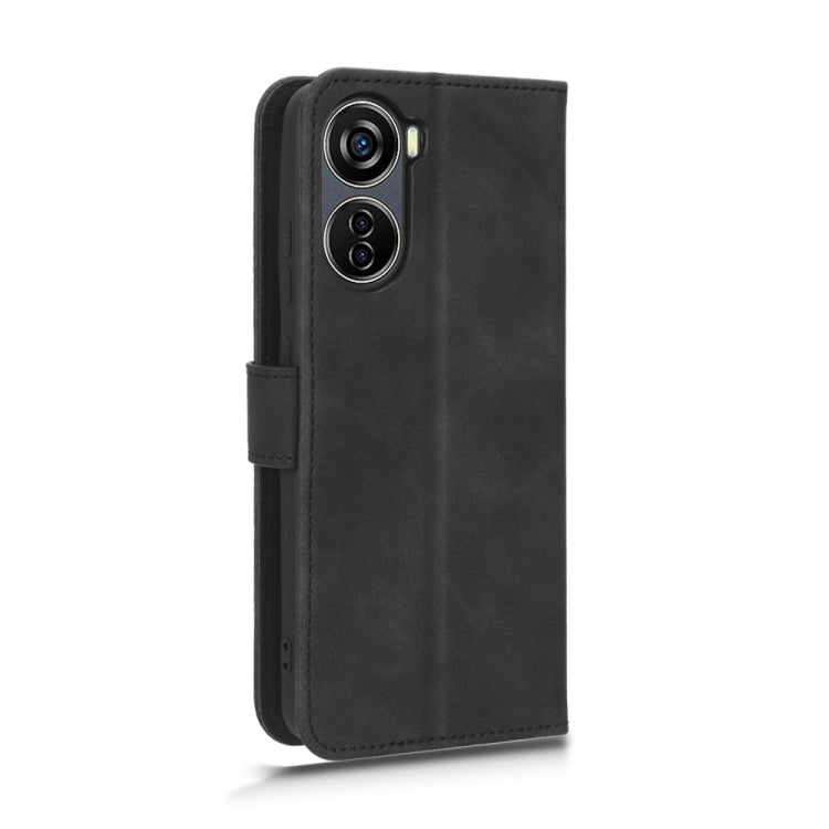 For ZTE Blade V40 Design Skin Feel Magnetic Flip Leather Phone Case