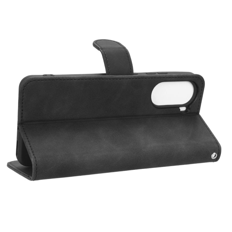 For ZTE Blade V40 Design Skin Feel Magnetic Flip Leather Phone Case