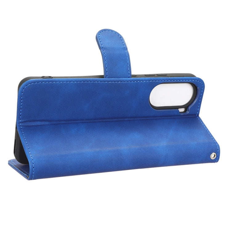 For ZTE Blade V40 Design Skin Feel Magnetic Flip Leather Phone Case