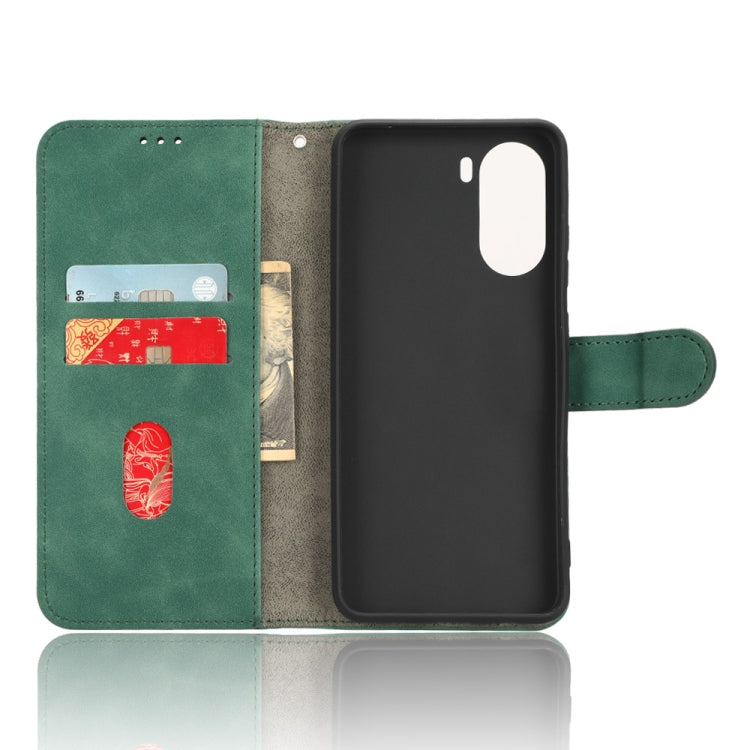 For ZTE Blade V40 Design Skin Feel Magnetic Flip Leather Phone Case