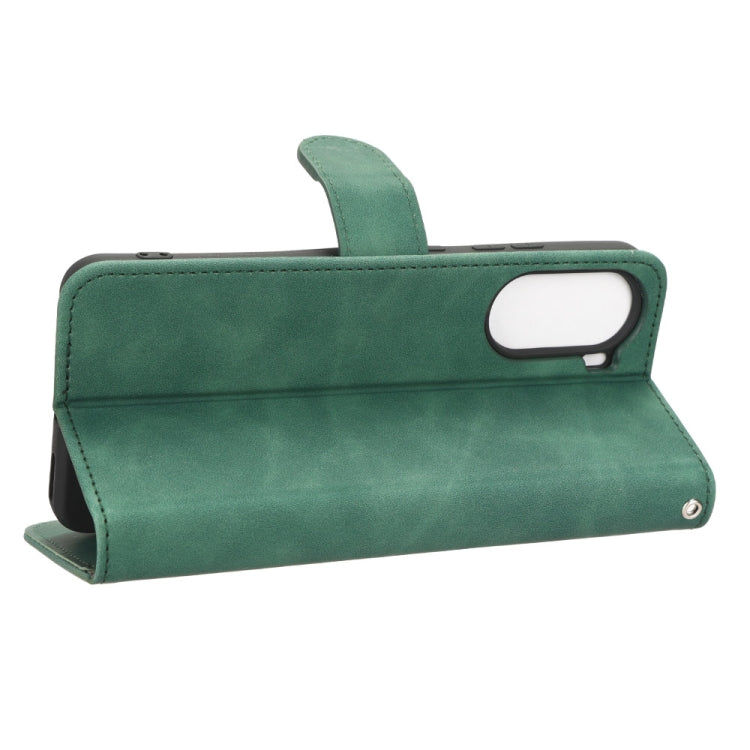 For ZTE Blade V40 Design Skin Feel Magnetic Flip Leather Phone Case