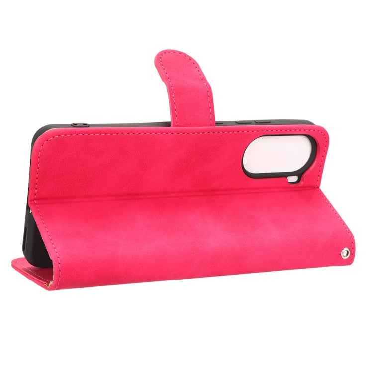 For ZTE Blade V40 Design Skin Feel Magnetic Flip Leather Phone Case