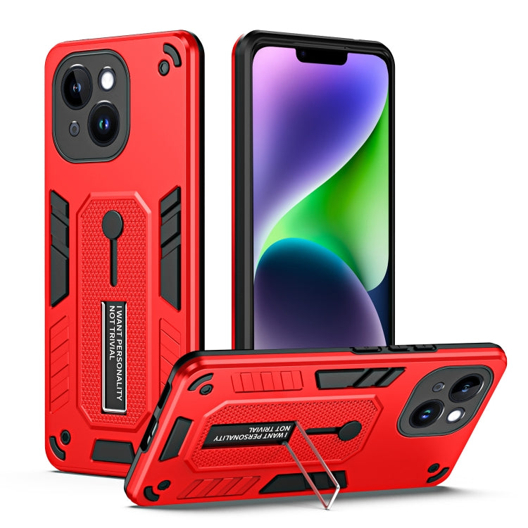 For iPhone 14 Variety Brave Armor Finger Loop Holder Phone Case