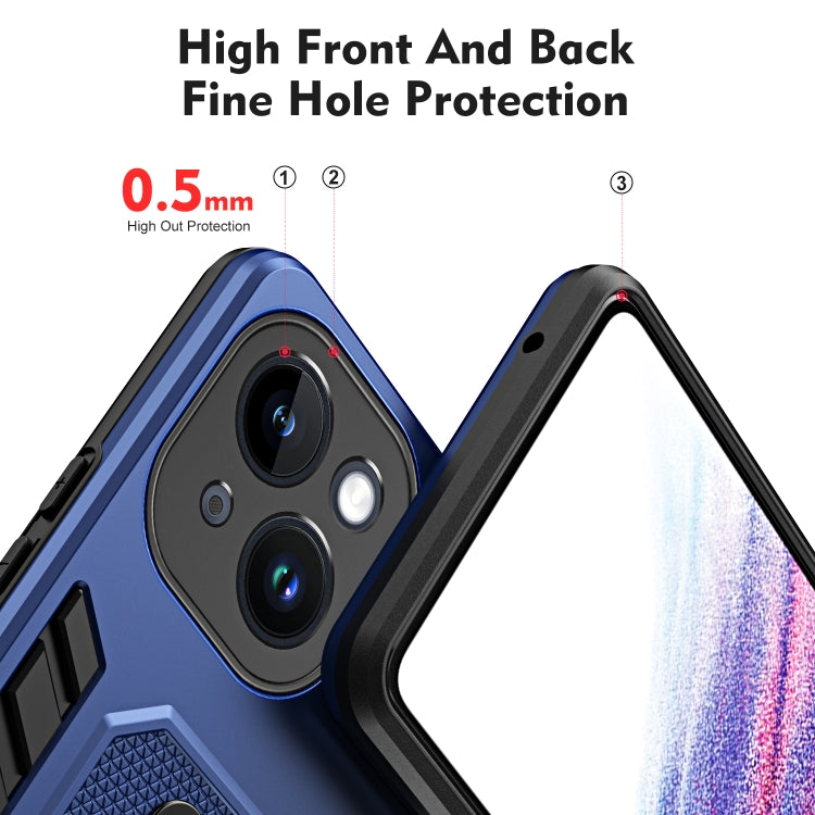 For iPhone 14 Variety Brave Armor Finger Loop Holder Phone Case