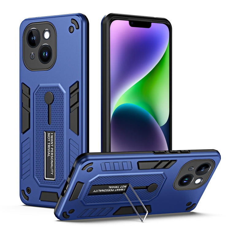 For iPhone 14 Plus Variety Brave Armor Finger Loop Holder Phone Case