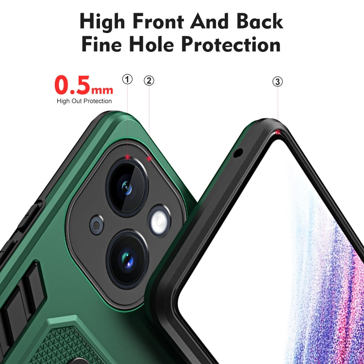 For iPhone 14 Plus Variety Brave Armor Finger Loop Holder Phone Case