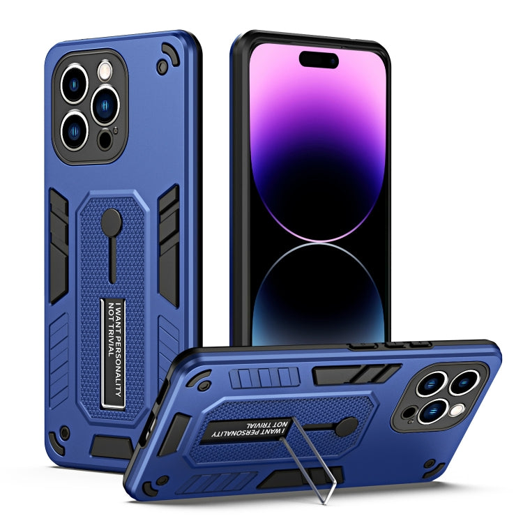 For iPhone 14 Pro Variety Brave Armor Finger Loop Holder Phone Case