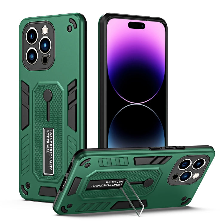 For iPhone 14 Pro Max Variety Brave Armor Finger Loop Holder Phone Case