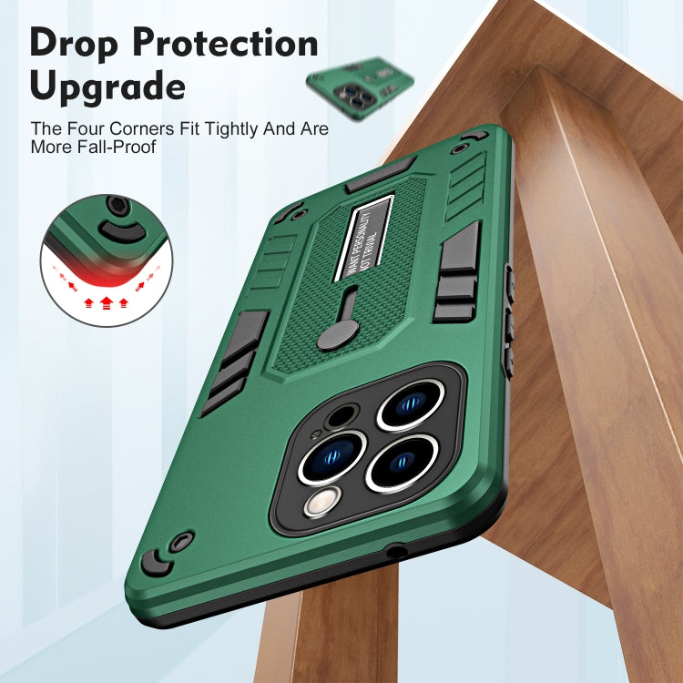 For iPhone 14 Pro Max Variety Brave Armor Finger Loop Holder Phone Case