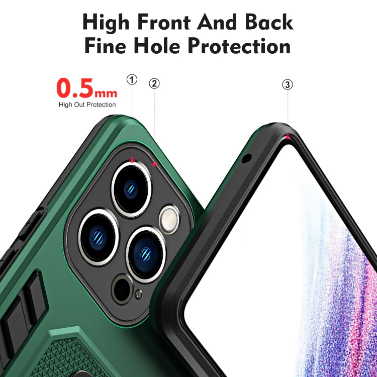 For iPhone 13 Pro Variety Brave Armor Finger Loop Holder Phone Case