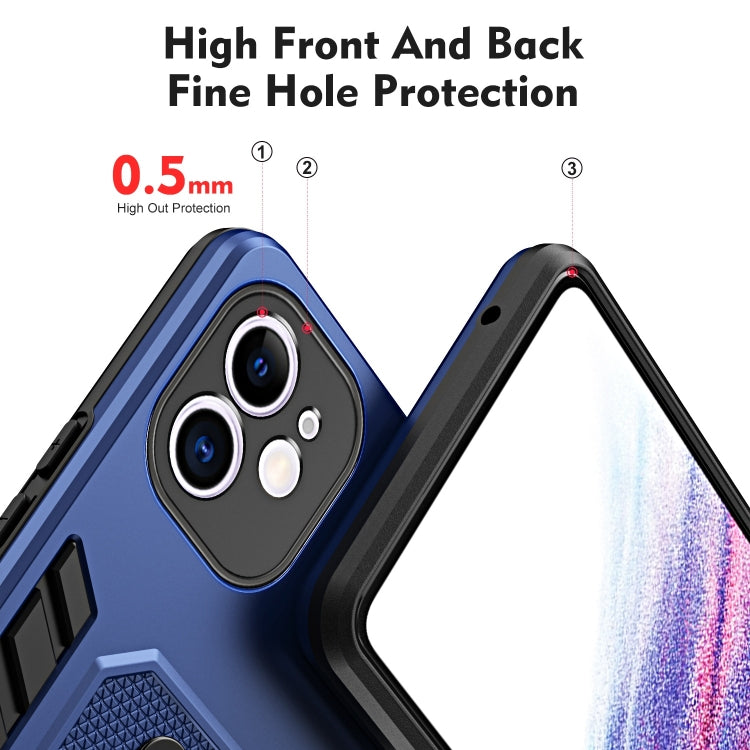 For iPhone 12 Variety Brave Armor Finger Loop Holder Phone Case