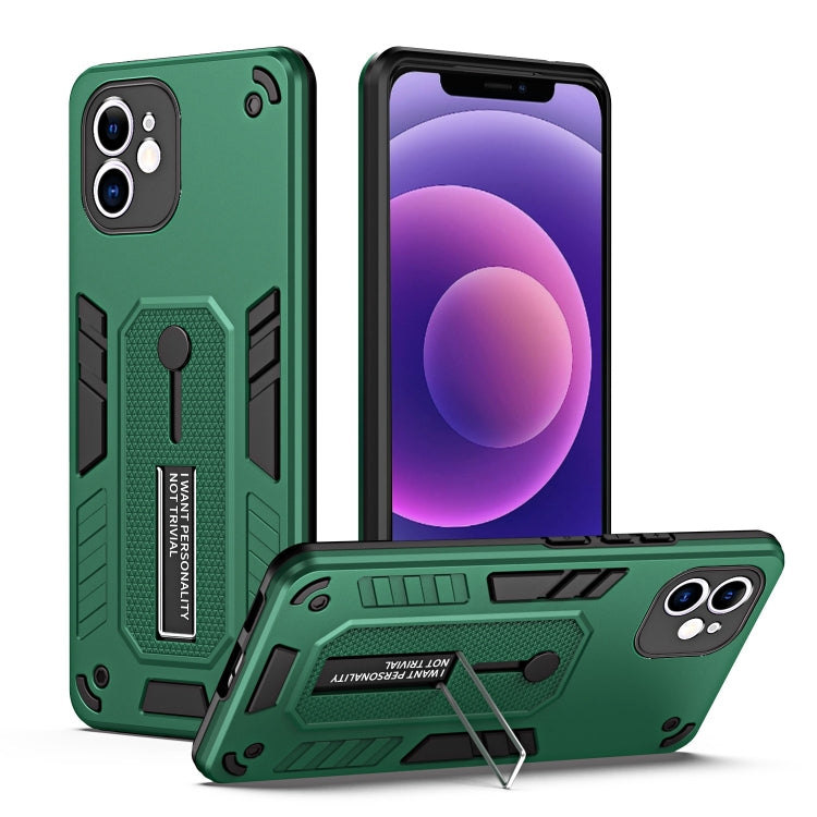 For iPhone 12 Variety Brave Armor Finger Loop Holder Phone Case