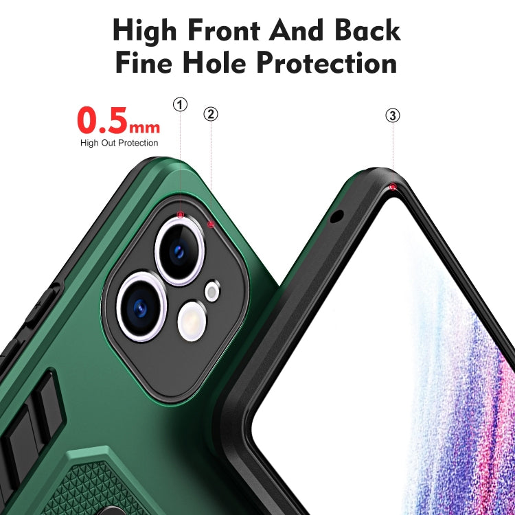 For iPhone 12 Variety Brave Armor Finger Loop Holder Phone Case