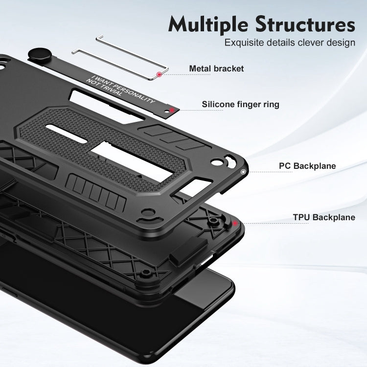For iPhone 12 Pro Variety Brave Armor Finger Loop Holder Phone Case