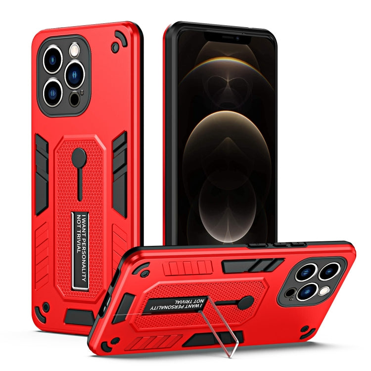 For iPhone 12 Pro Variety Brave Armor Finger Loop Holder Phone Case