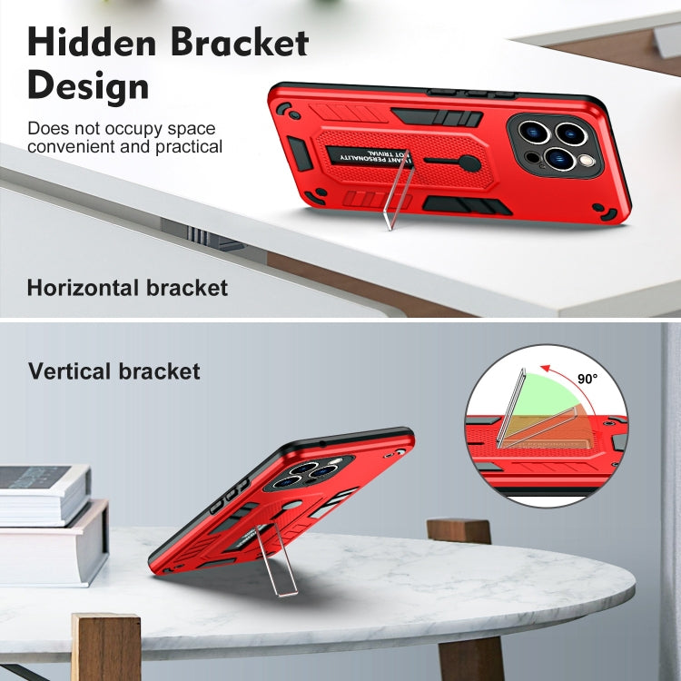 For iPhone 12 Pro Variety Brave Armor Finger Loop Holder Phone Case