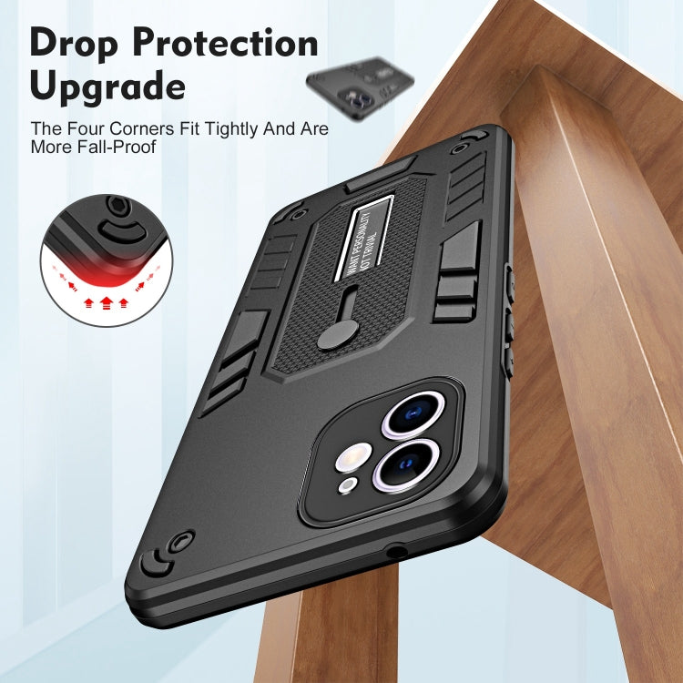 For iPhone 11 Variety Brave Armor Finger Loop Holder Phone Case