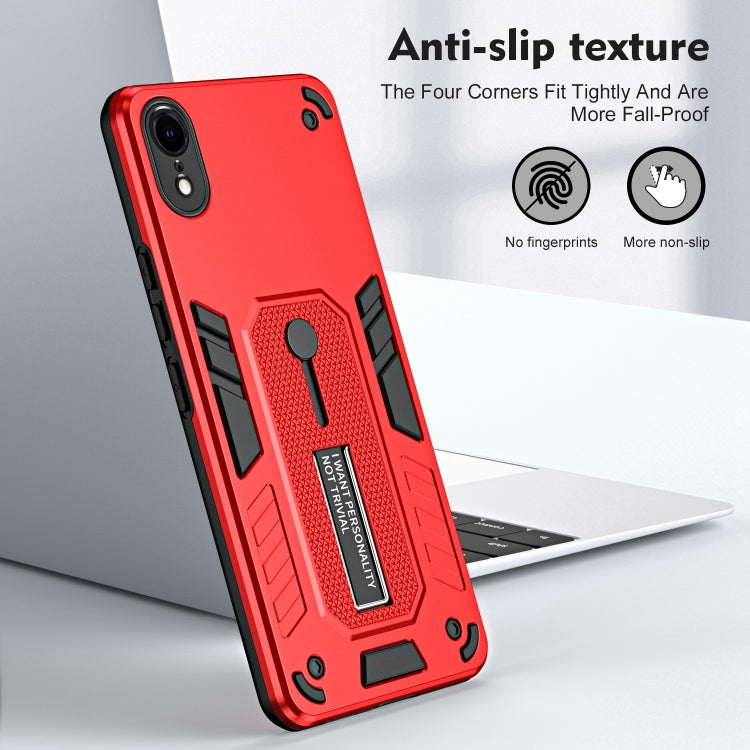 For iPhone XR Variety Brave Armor Finger Loop Holder Phone Case